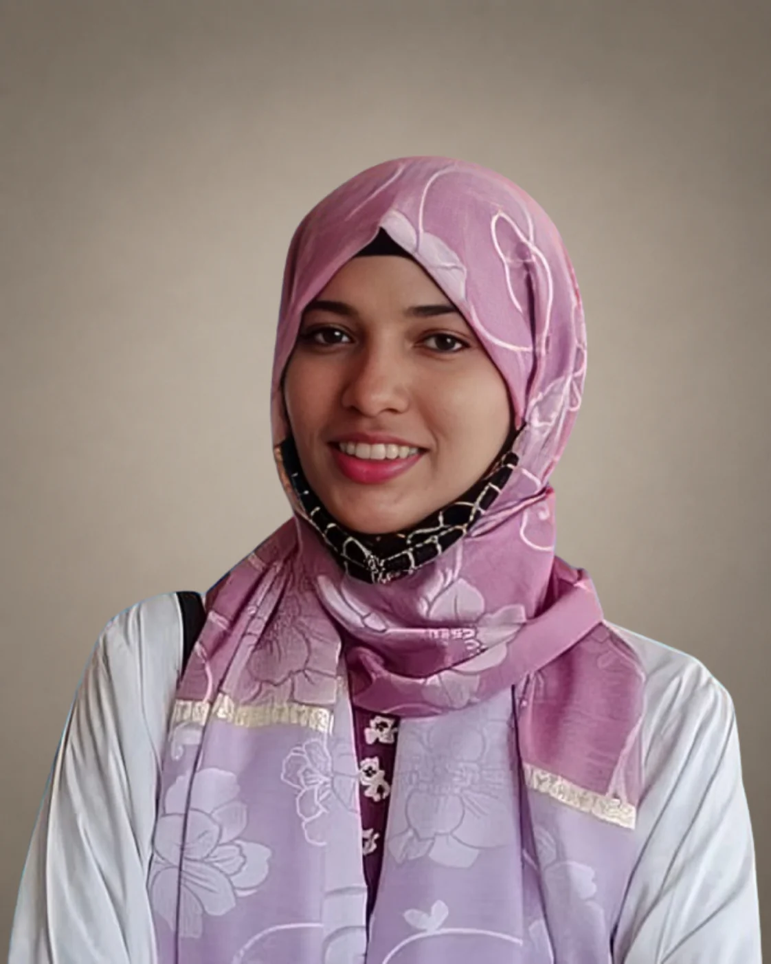 Portrait of Dn Bisma Amjad, Head of Creative and Design Department at Delloweb International